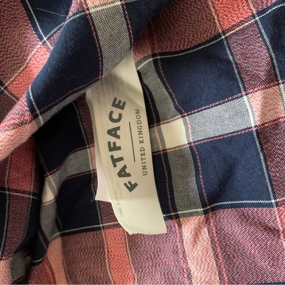 ✨ NWT Fat Face Men’s Plaid Button Down Shirt - XXL Slim Fit - Picture 9 of 9